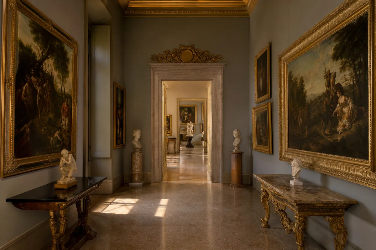 Galerie présentant des œuvres anciennes