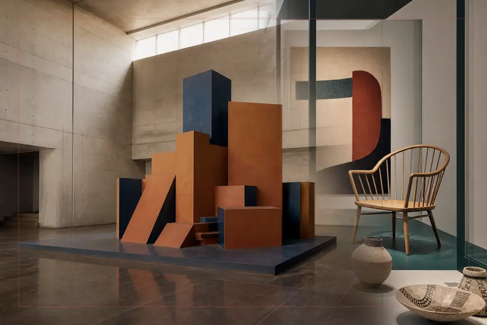Composition éditoriale consacrée aux arts visuels pour le guide de Harvard Art Museums