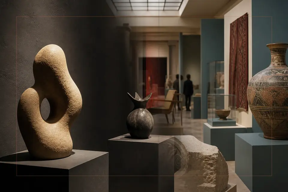 Composition éditoriale consacrée aux arts visuels pour le guide de Hugh Lane Gallery