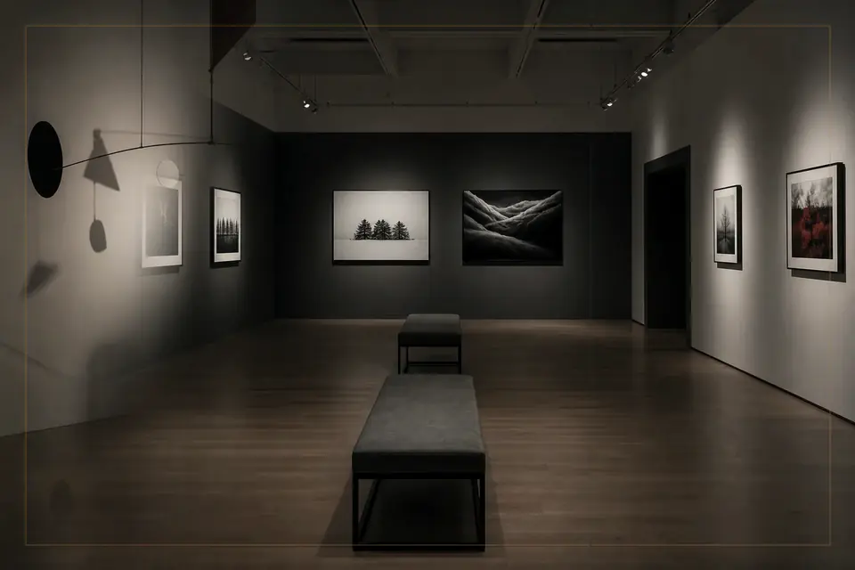 Composition éditoriale consacrée aux arts visuels pour le guide de Kobe City Museum