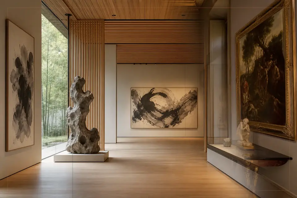 为Multimedia Art Museum, Moscow指南创作的视觉艺术编辑构图