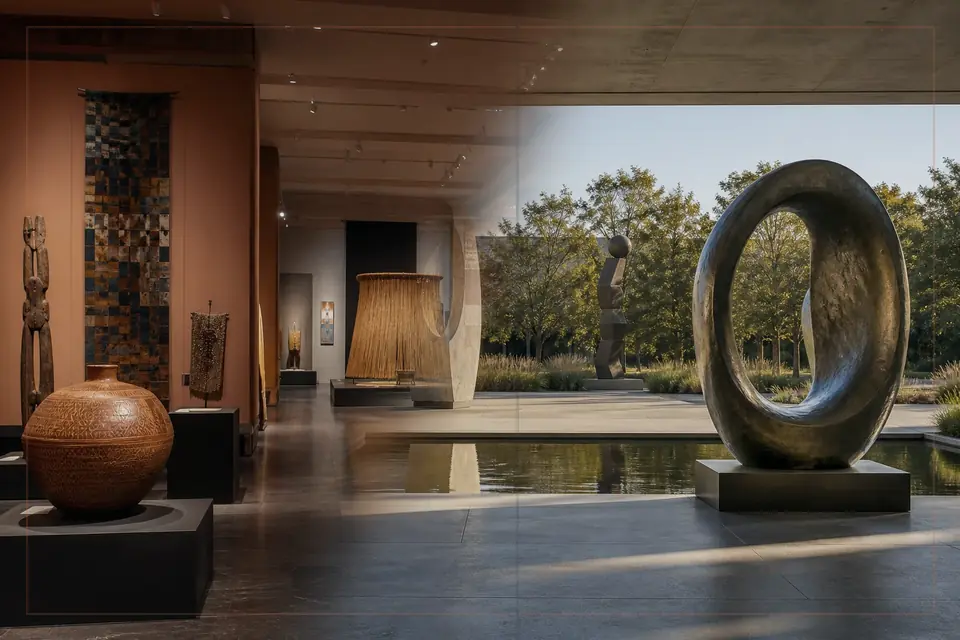 Composition éditoriale consacrée aux arts visuels pour le guide de Musée des Beaux-Arts de Bordeaux