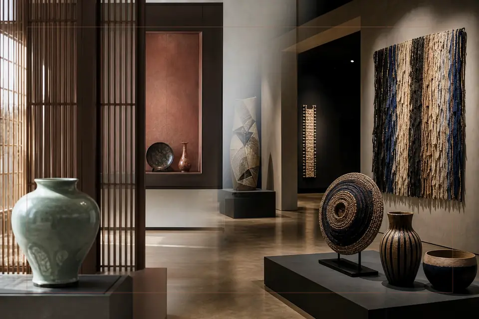 Composition éditoriale consacrée aux arts visuels pour le guide de Musée Jacquemart-André