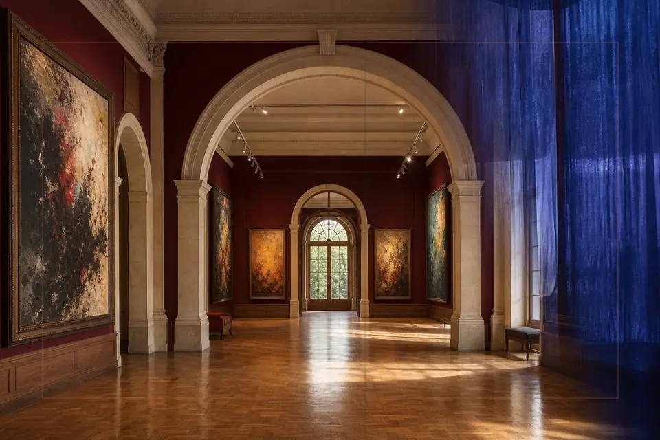 Composition éditoriale consacrée aux arts visuels pour le guide de Musée Maillol