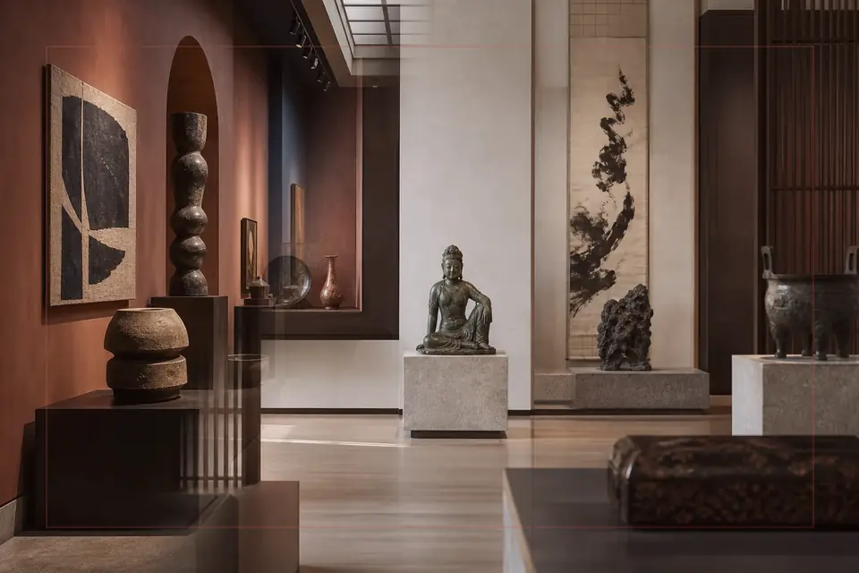 Museo de Arte de El Salvador 가이드를 위한 시각 예술 에디토리얼 구성