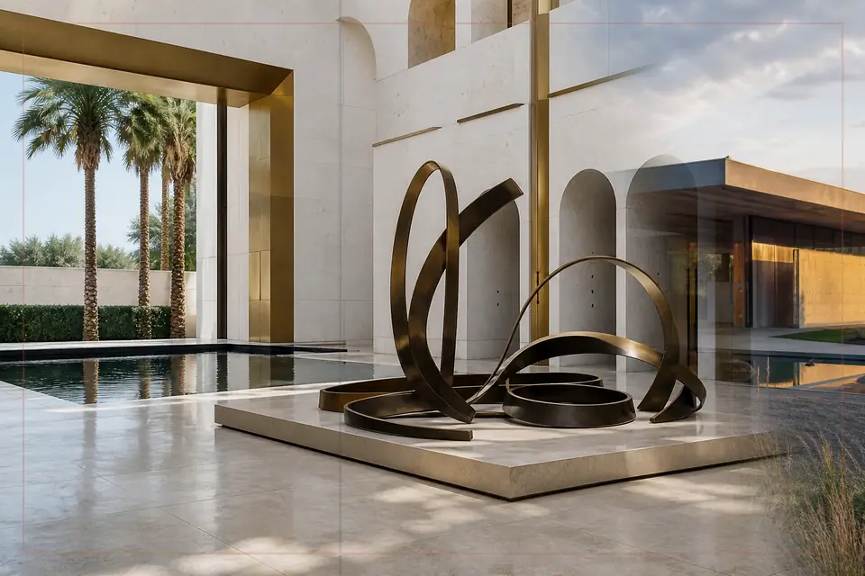 Composition éditoriale consacrée aux arts visuels pour le guide de Museo de Arte Contemporáneo de Monterrey