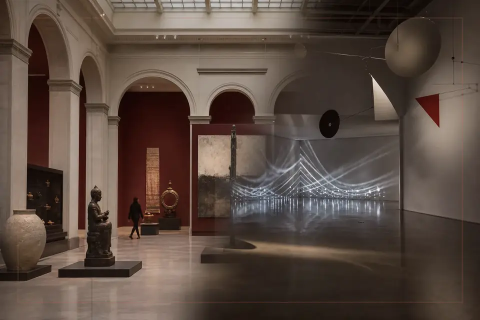 Composizione editoriale sulle arti visive per la guida di Museo di Scultura Antica Giovanni Barracco