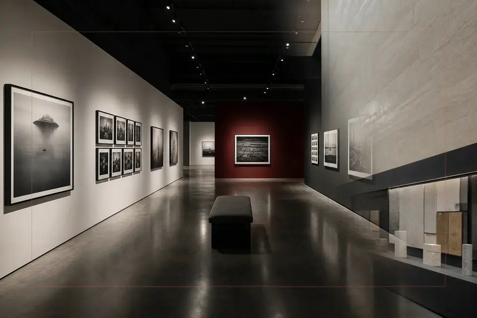 Composition éditoriale consacrée aux arts visuels pour le guide de Museo Nacional Centro de Arte Reina Sofía