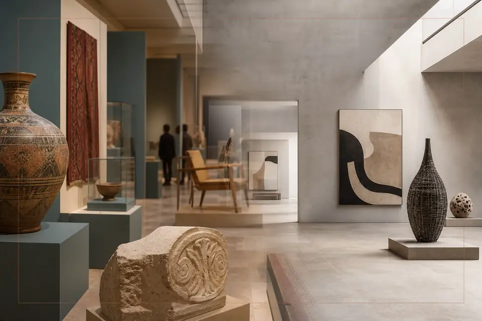 Composition éditoriale consacrée aux arts visuels pour le guide de Museo Picasso Málaga
