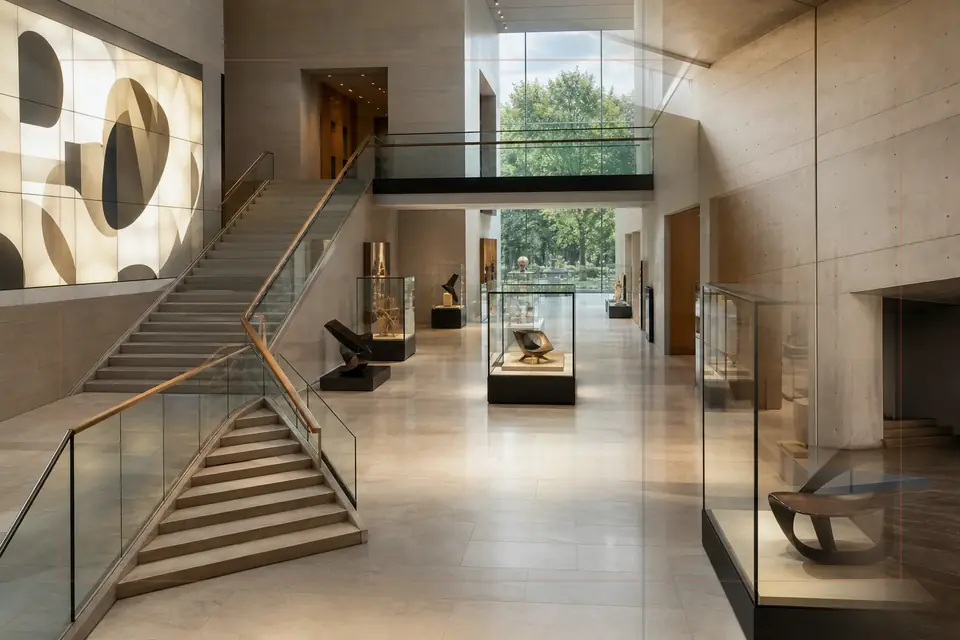 为Museum of Contemporary Art, Belgrade指南创作的视觉艺术编辑构图