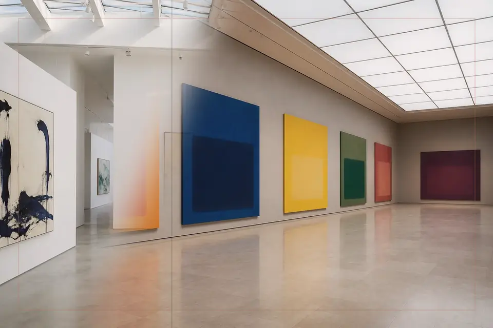 Redaktionelle Bildkomposition zur visuellen Kunst für den Guide zu Palazzo Rosso