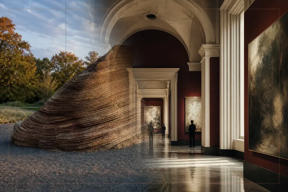 Redaktionelle Bildkomposition zur visuellen Kunst für den Guide zu Royal Palace of Genoa