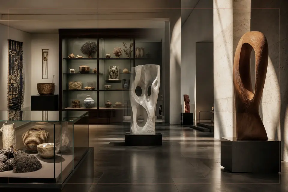 Composizione editoriale sulle arti visive per la guida di Royal Palace of Naples