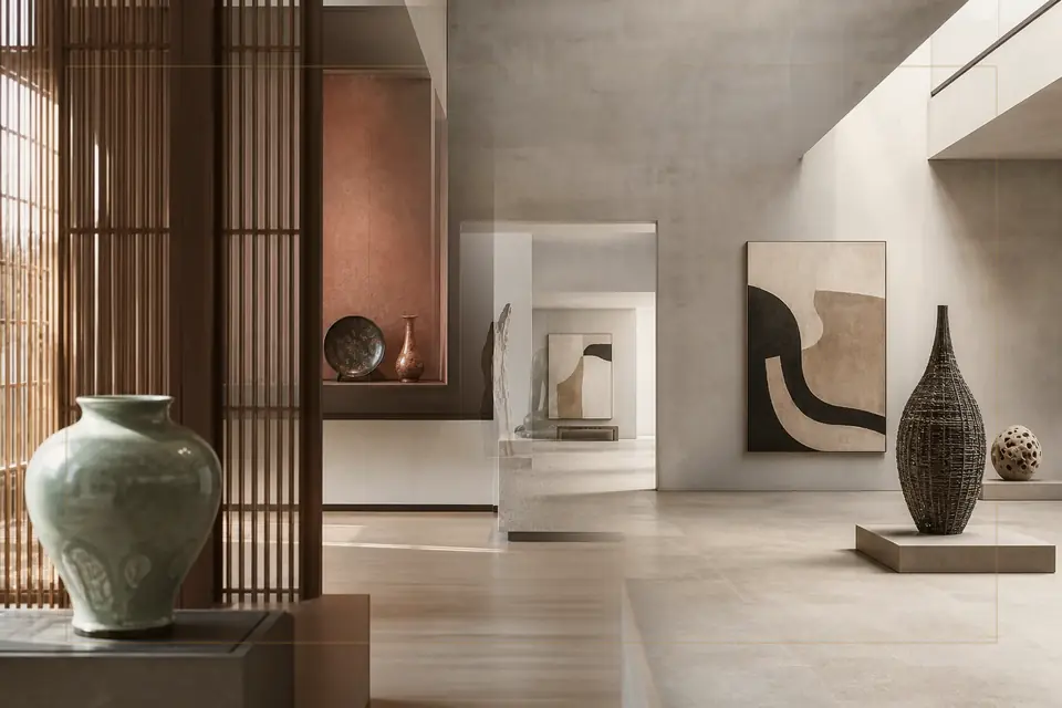 Editorial visual-arts composition for the Taipei Fine Arts Museum guide