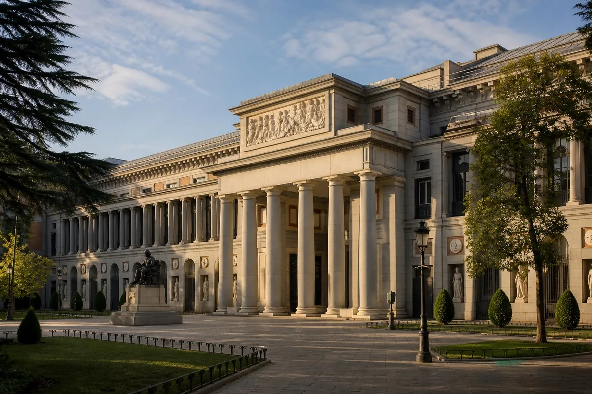 Composition éditoriale consacrée aux arts visuels pour le guide de Museo Nacional del Prado