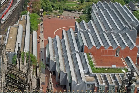 Photographie d’archive associée à Museum Ludwig