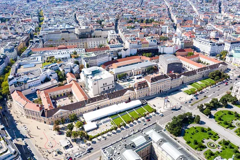 MuseumsQuartier à Vienna, Autriche